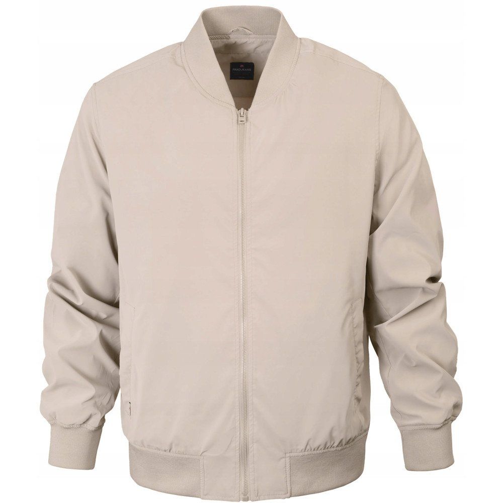 Lekka Kurtka Przejściowa - Bomberka - Pako Jeans - Beżowa