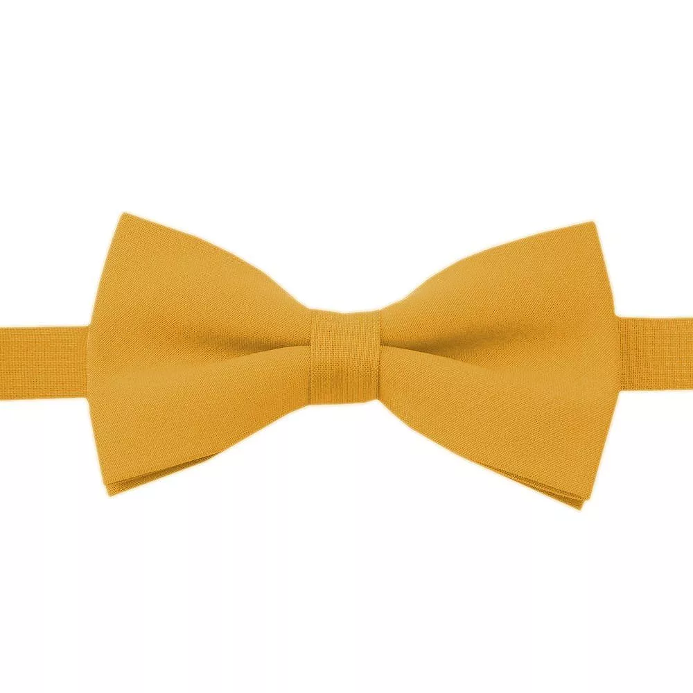 Wełniana Mucha Męska - His Story - Żółta