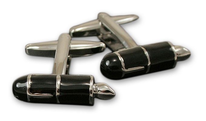 Stylowe, Męskie Spinki do Mankietów - ALTIES - Wieczne Pióro