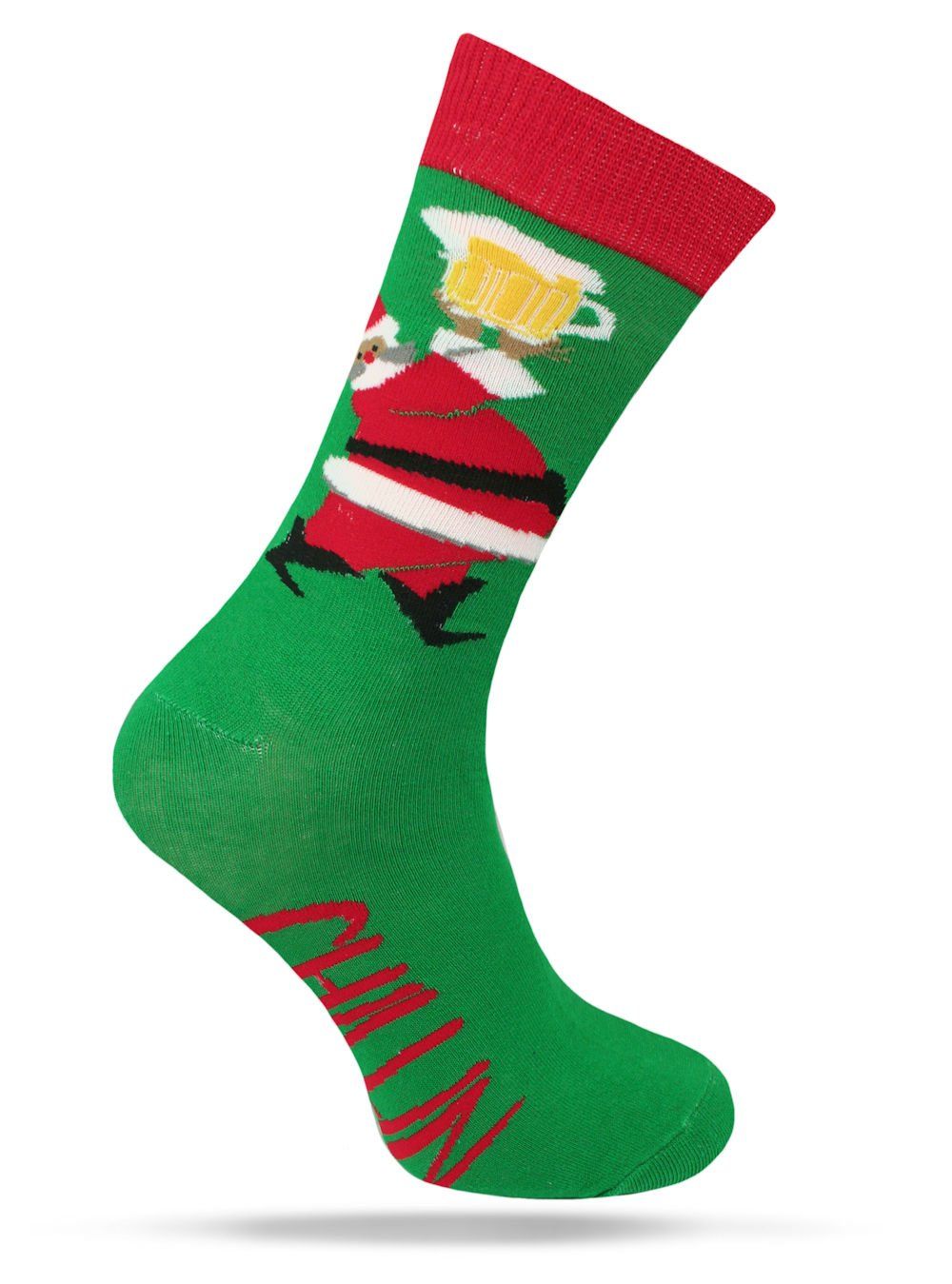 Świąteczne Skarpetki - Alties - Mikołaj z Kuflem Piwa