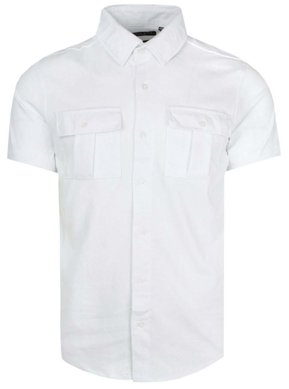 Sportowa Koszula Brave Soul - Biała