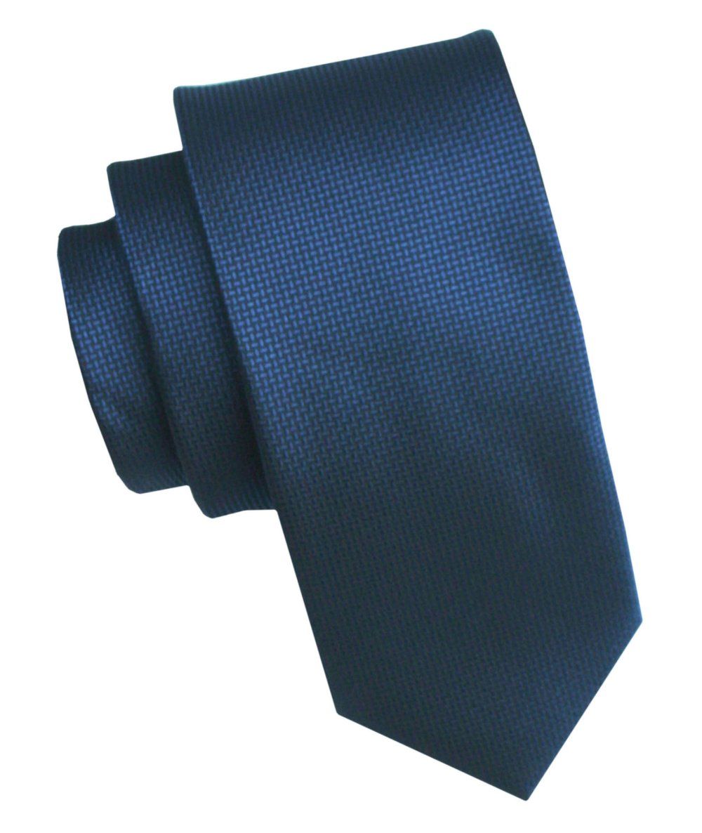 Elegancki i Modny Męski Krawat - Angelo di Monti - Granatowy, Mikrowzór