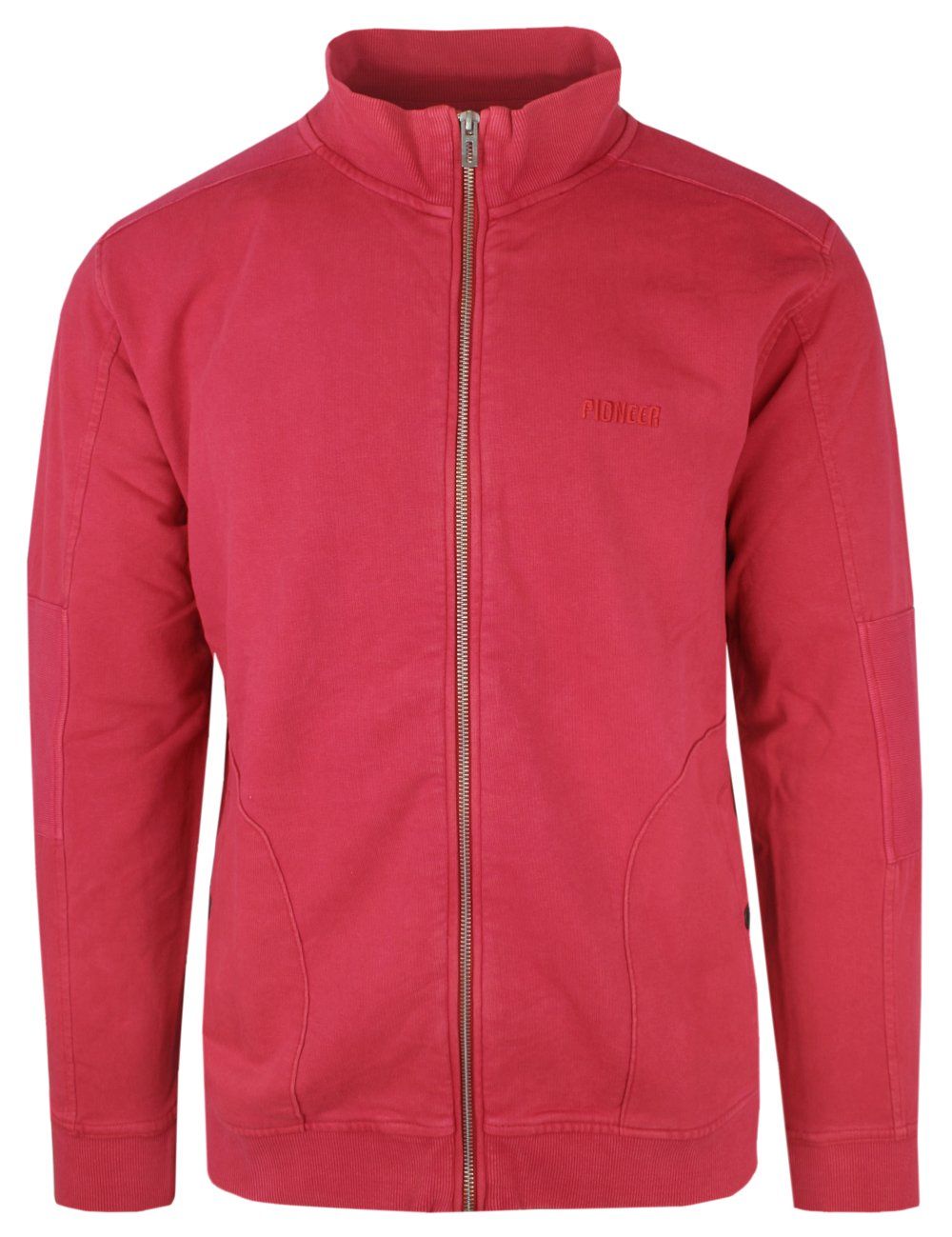 Wygodna Bluza na Zamek - Pioneer - Czerwona