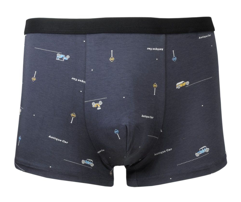 Bokserki Obcisłe, Popielate w Samochody, Bawełniane, Majtki z Elastanem -ALTIES