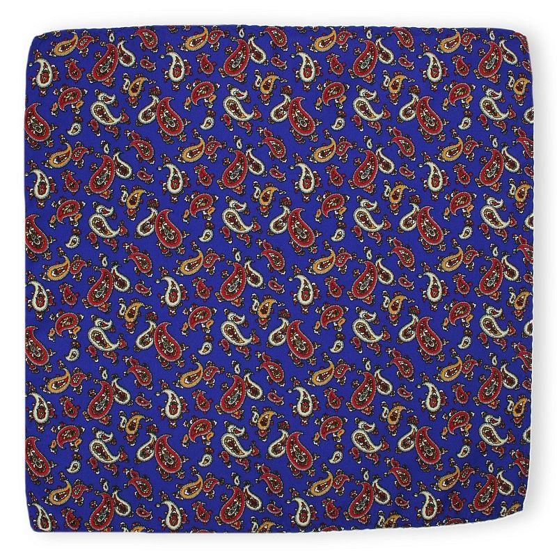 Stylowa, Elegancka Poszetka, Wzór Paisley - 30x30 cm - Alties, Wielokolorowa