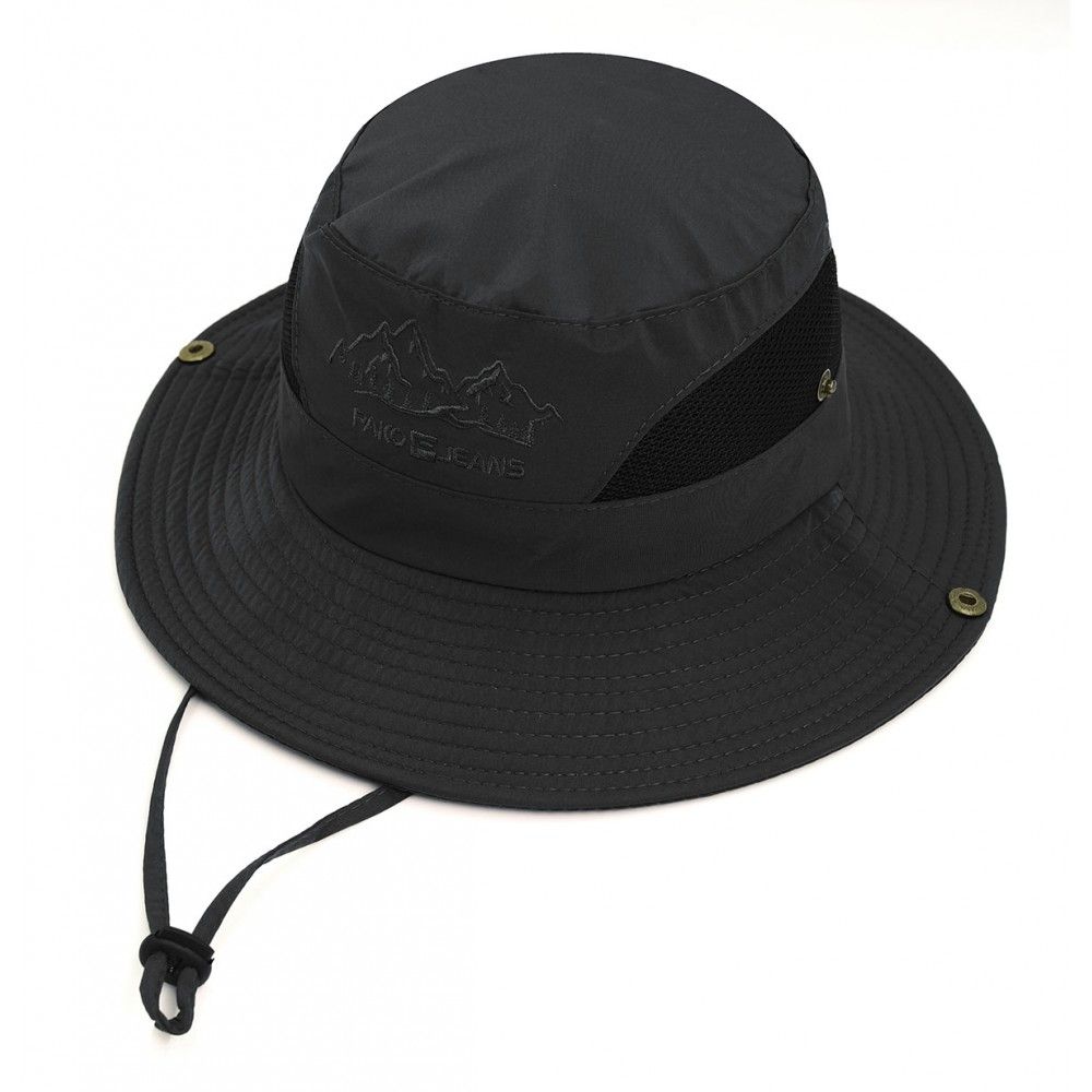 Lekki Kapelusz Biwakowy i Wędkarski - Pako Jeans - Czarny