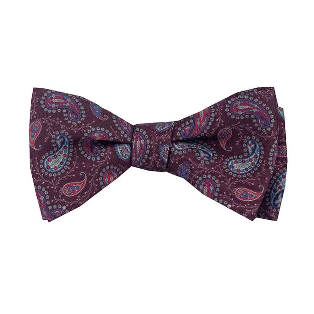 Mucha Do Samodzielnego Wiązania - His Story - Paisley, Bordowa