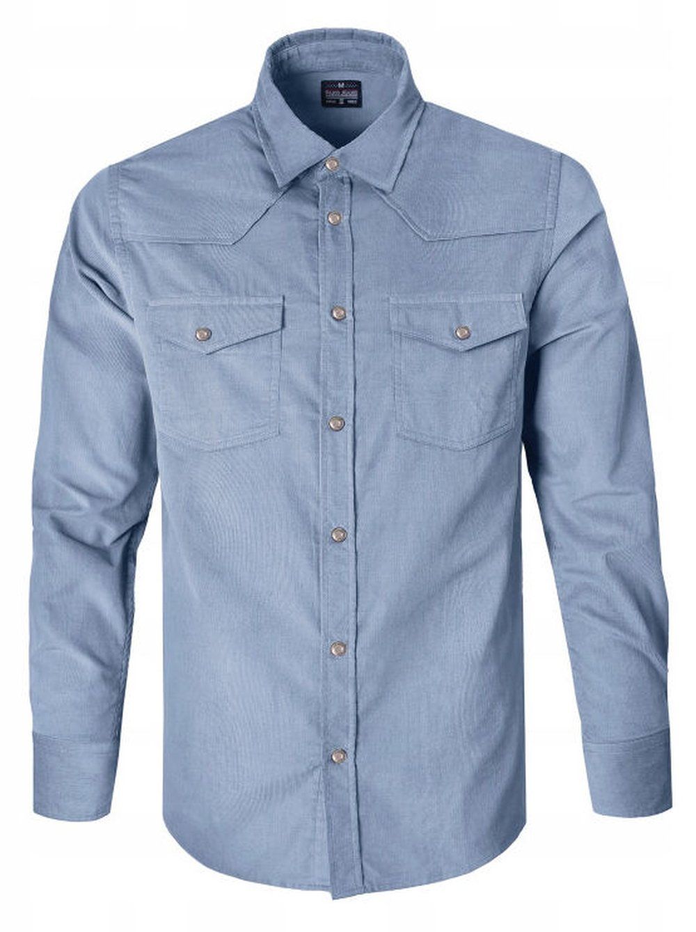 Koszula Weekendowa o Prostym Kroju - Pako Jeans - Jasnoniebieska