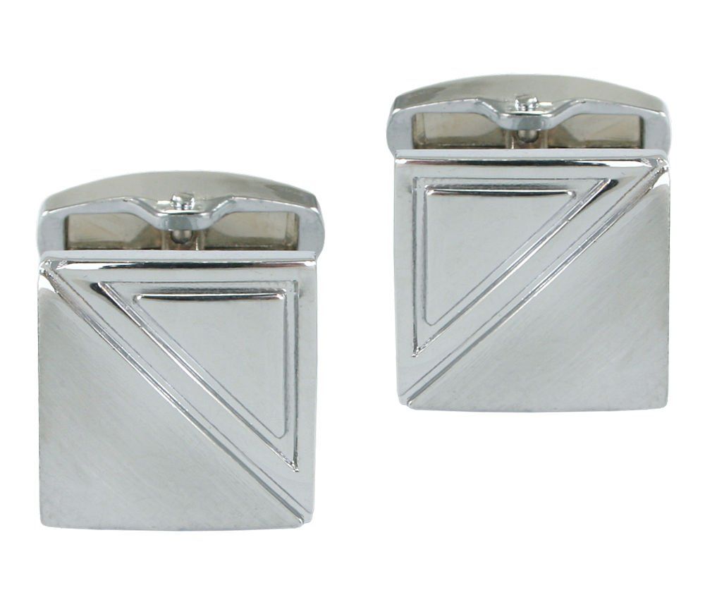 Męskie Spinki do Mankietów - Alties - Kolor Srebra
