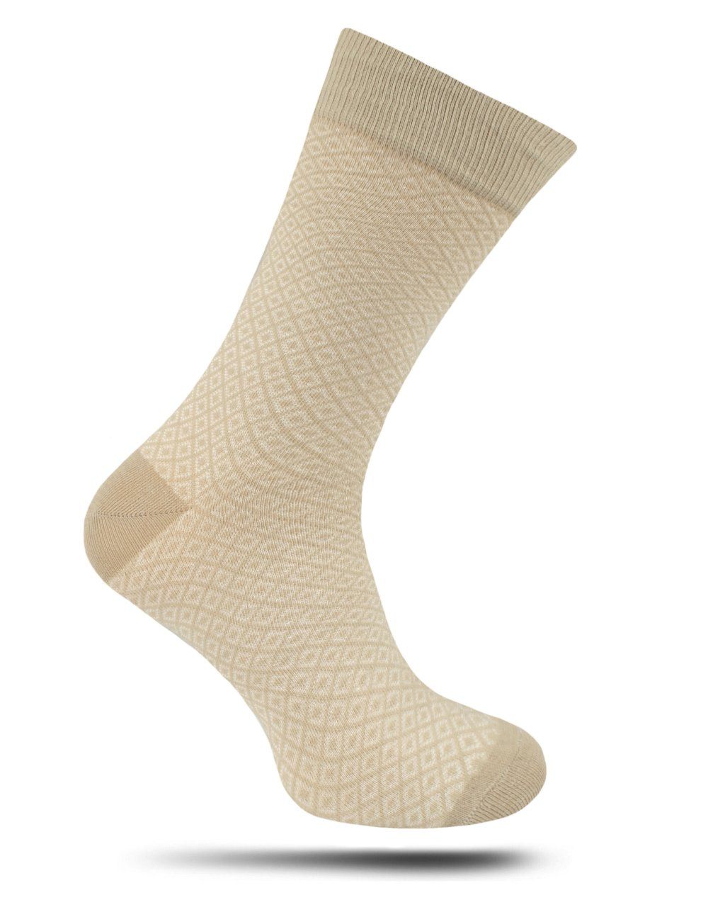 Bawełniane Skarpetki Chattier - Beż, Regularny Wzór