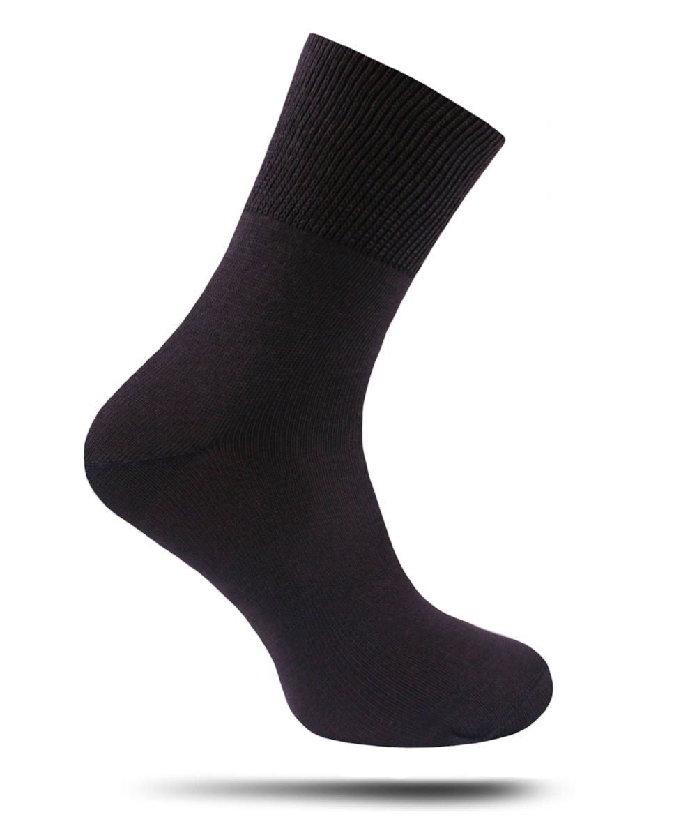 Skarpetki Bezuciskowe Bawełniane, Brązowe, Męskie, Ciepłe, Jednokolorowe -NADIR