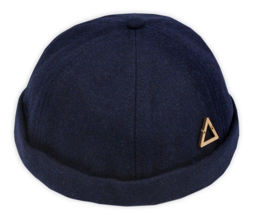 Wełniana Czapka Dokerka (Leonka) - V. Fraas - Granatowa