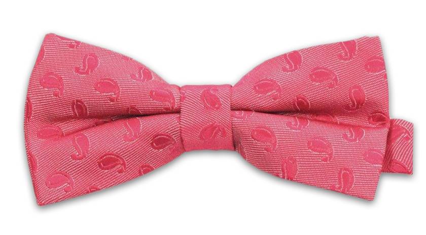 Różowa Mucha w Paisley, Męska