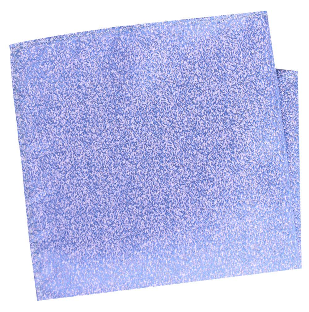 Poszetka Męska, Elegancka - Alties - Kolor Błękitny, Melanż