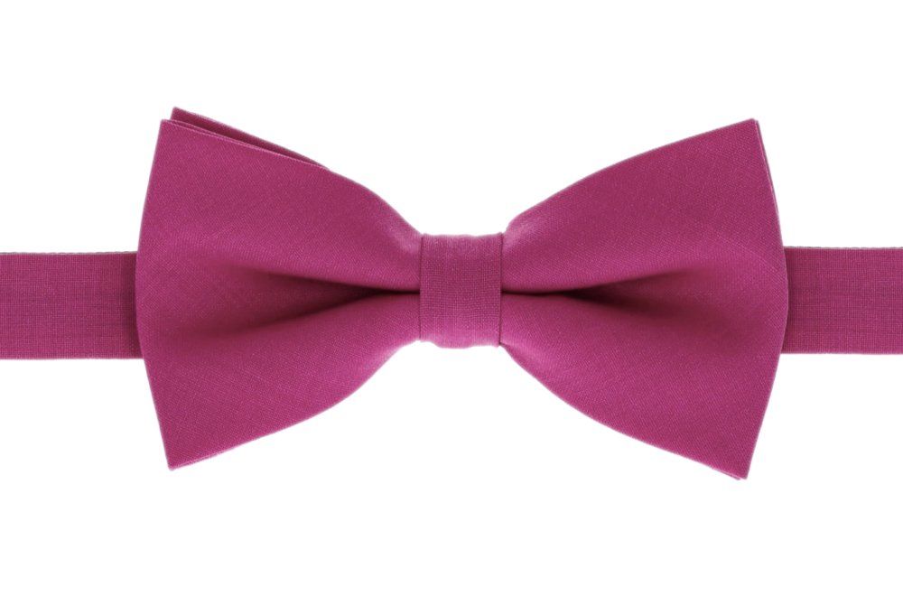 Wełniana Mucha Męska - His Story - Fuksja