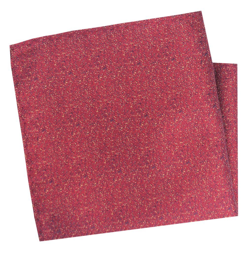 Poszetka Męska, Elegancka - Alties - Pomarańczowy Melanż