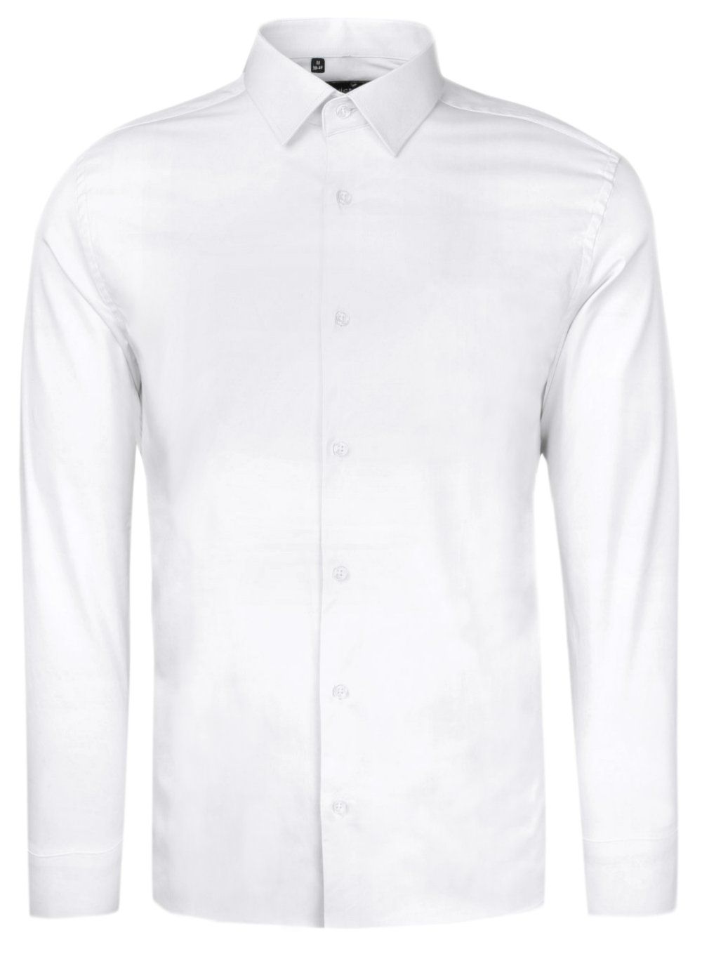 Elegancka Koszula Męska - VICTORIO - Slim - Biała