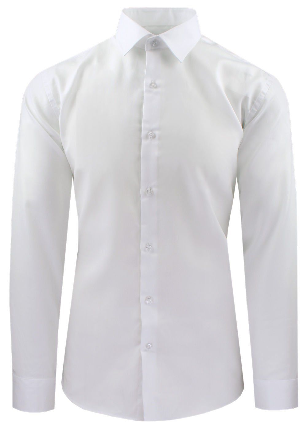 Męska Koszula Wizytowa, Taliowany Krój - Victorio - Biel