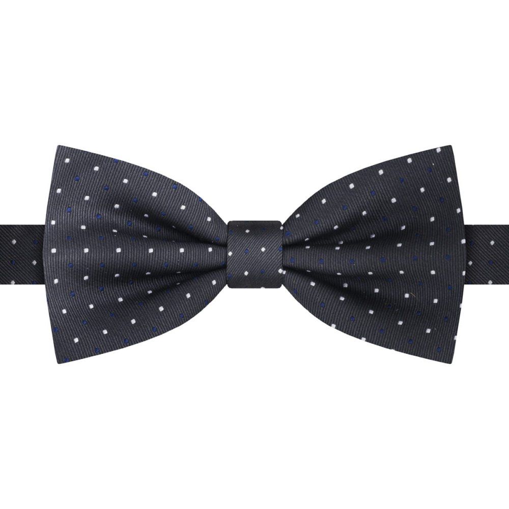 Mucha Męska - His Story - Szara w Drobne Groszki