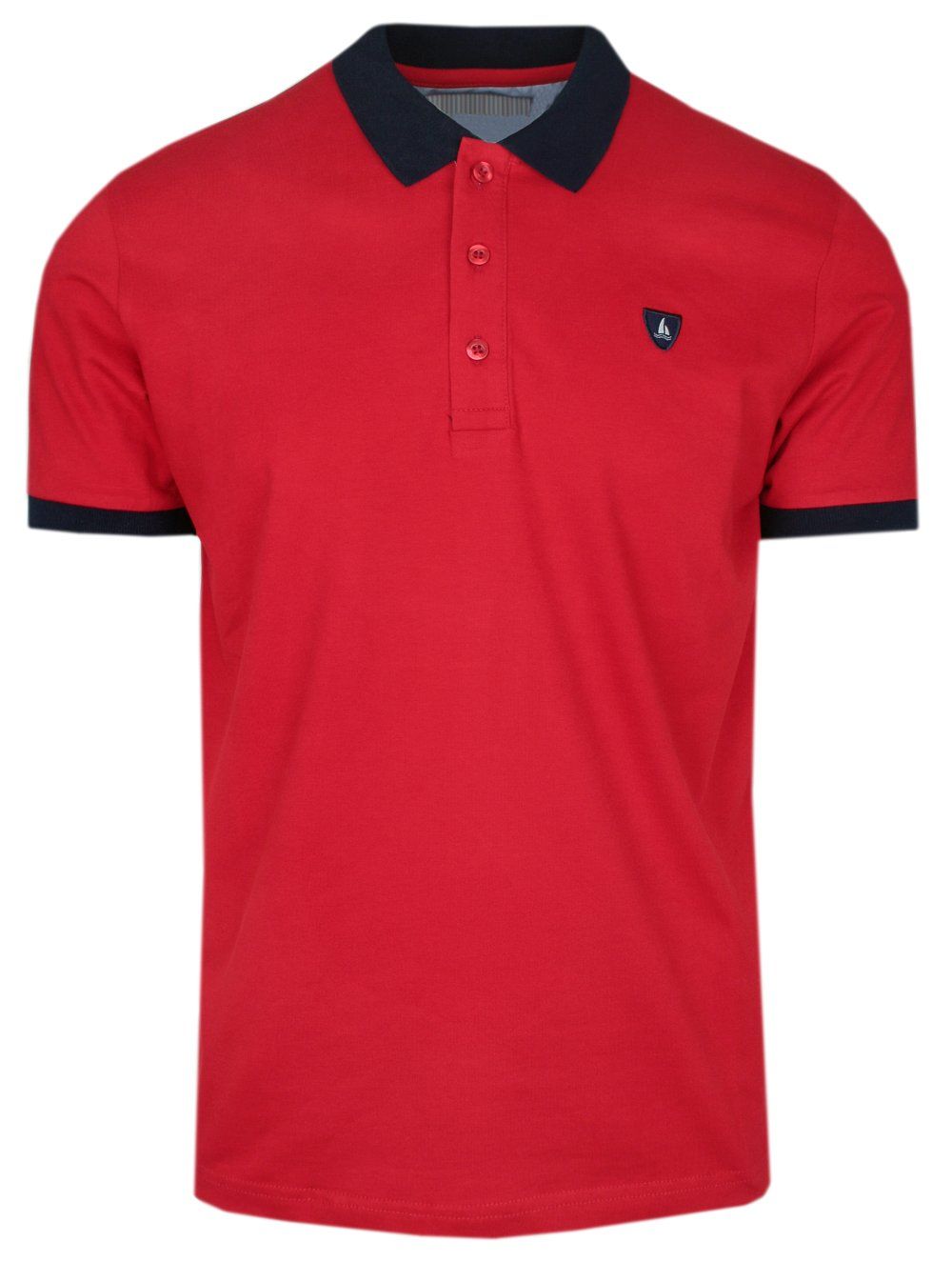Męska Koszulka Polo - Bartex - Czerwona