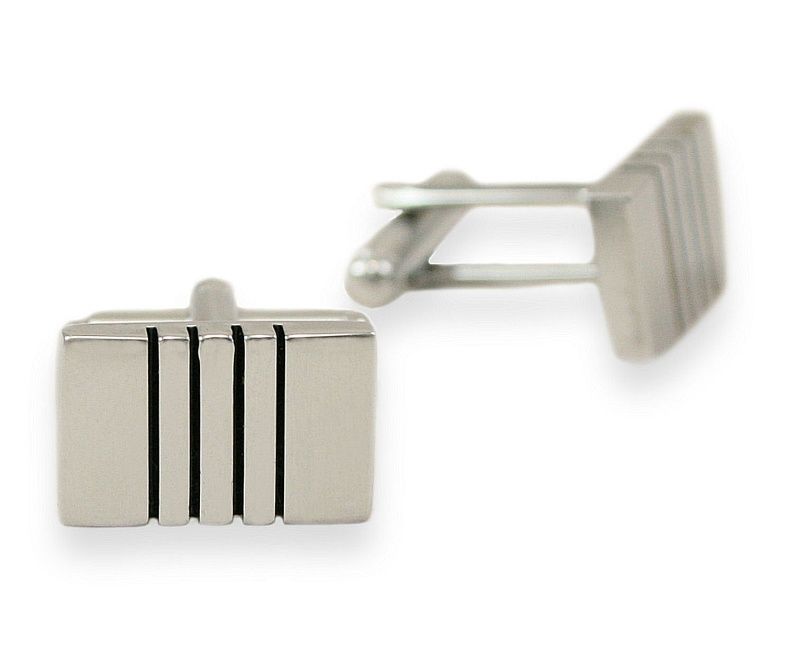 Męskie Spinki do Mankietów - Alties - Czarne Detale