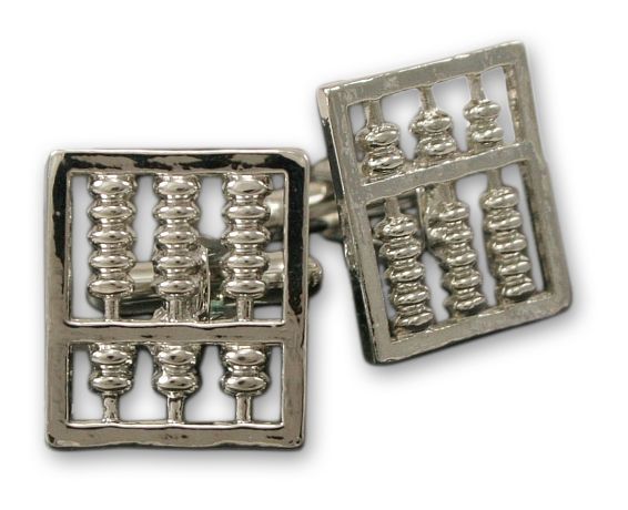 Stylowe, Męskie Spinki do Mankietów - ALTIES - Liczydła