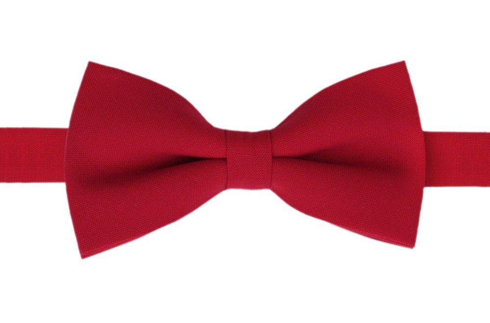 Wełniana Mucha Męska - His Story - Czerwona