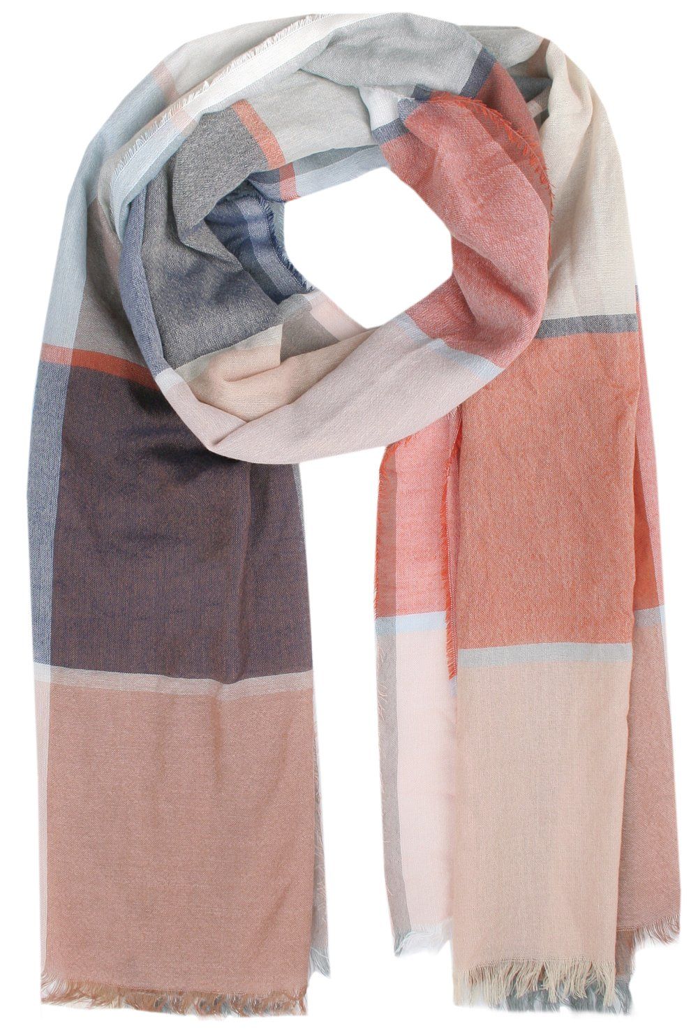 Lekki Przejściowy Szalik - V. Fraas - Pastelowe Kolory