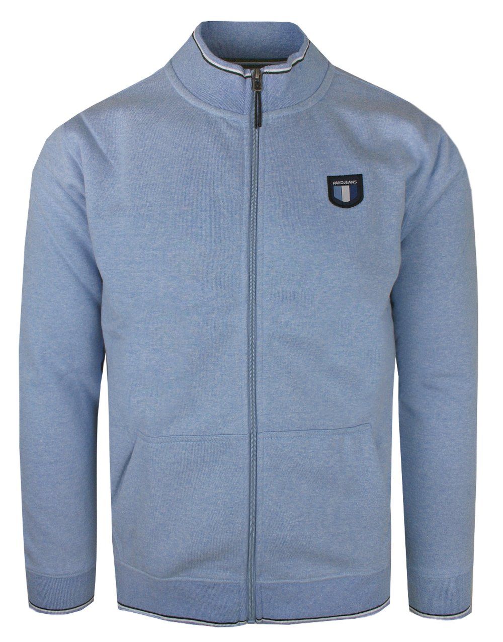 Wygodna Bluza Rozpinana - Pako Jeans - Niebieska