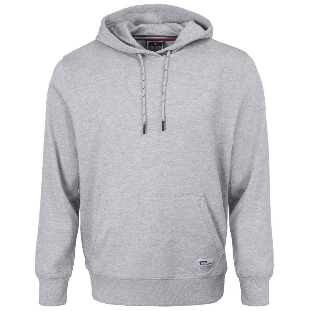Wygodna Bluza z Kapturem (Kangurka) - Pako Jeans - Popielata