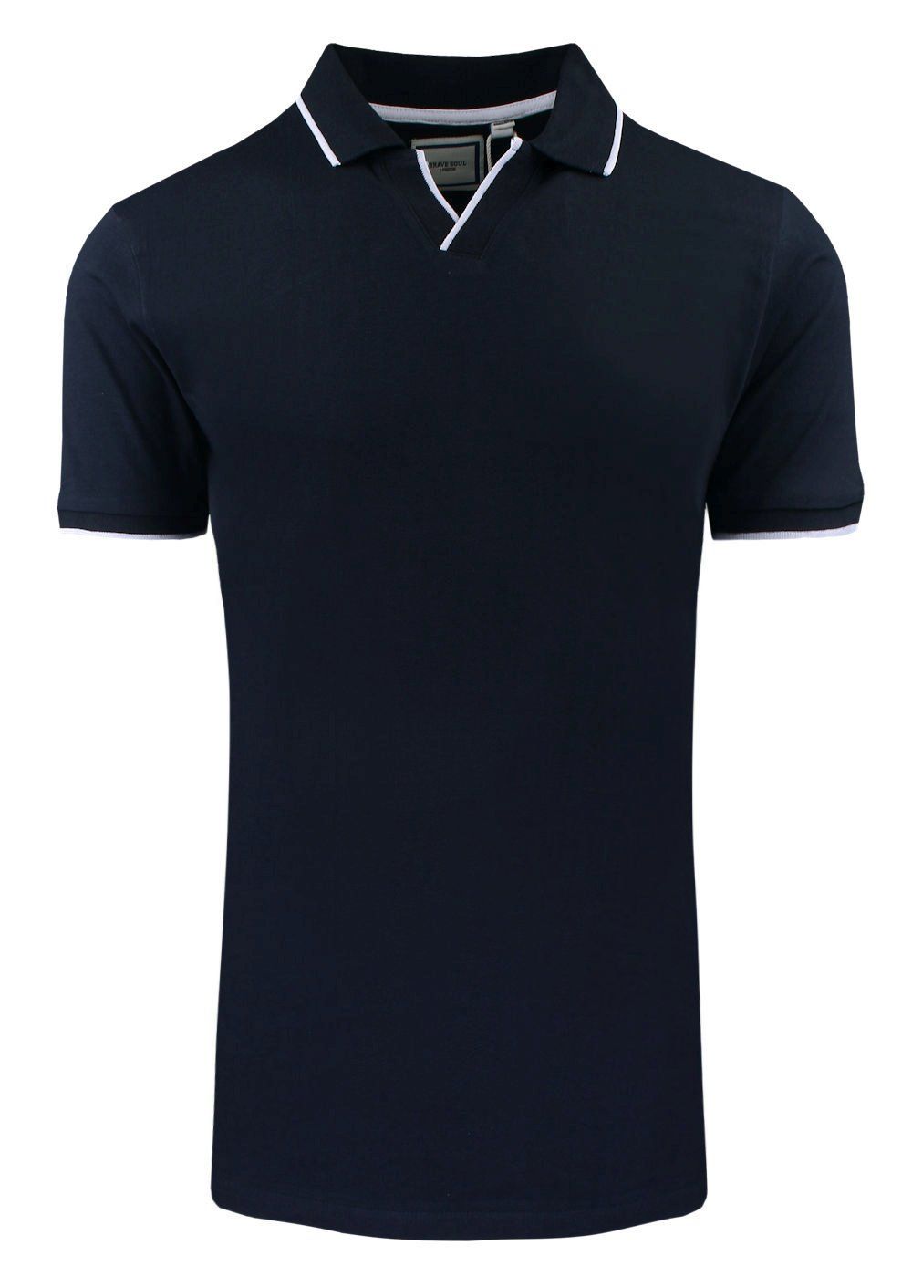 Oryginalna Koszulka Polo - Brave Soul - Granatowa