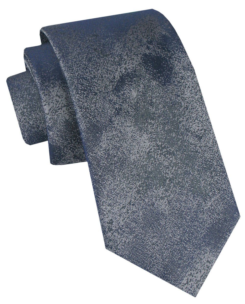 Klasyczny, Męski Krawat Alties - Odcienie Koloru Stalowego