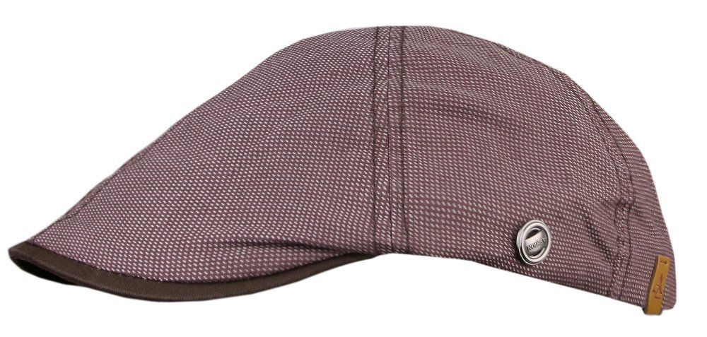 Lekki Kaszkiet Wiosenno-Letni - Alties - Bordowy z Mikrowzorem