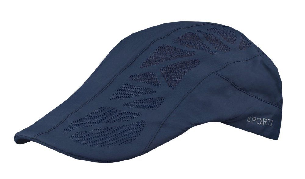 Lekki i Przewiewny Kaszkiet z Syntetycznej Tkaniny - Pako Jeans - Granatowy