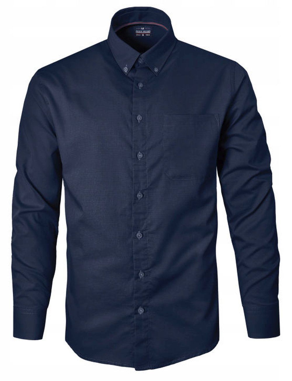 Delikatnie Taliowana Koszula Weekendowa - Pako Jeans - Granatowa