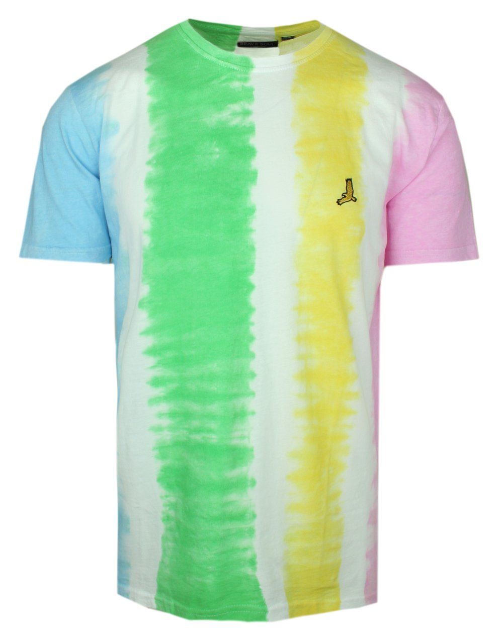 Wielokolorowy T-Shirt Męski - Bawełniany - Brave Soul