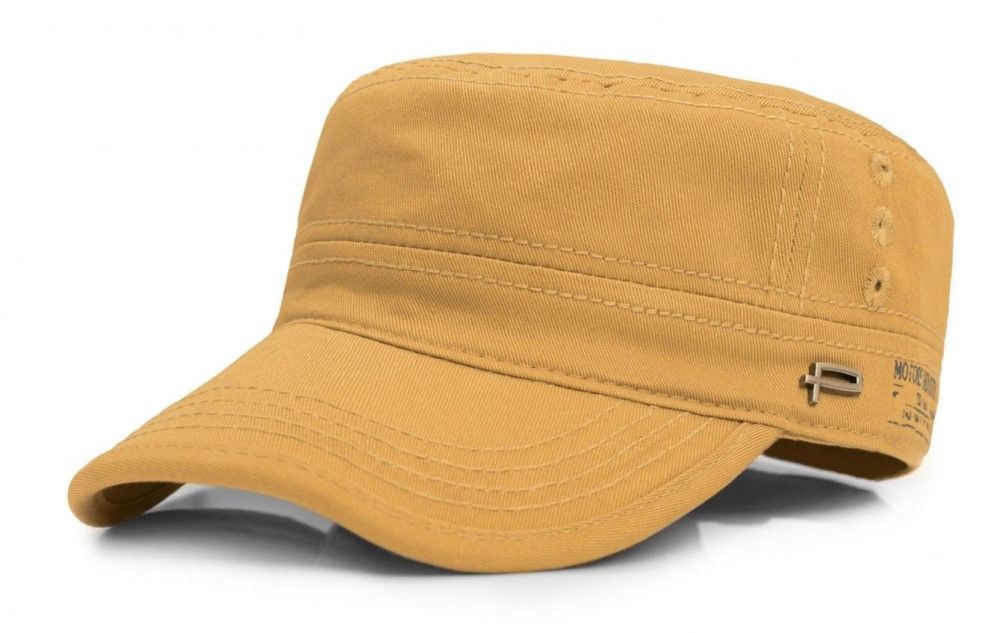 Bawełniana, Lekka Patrolówka Męska - Pako Jeans - Kolor Miodowy