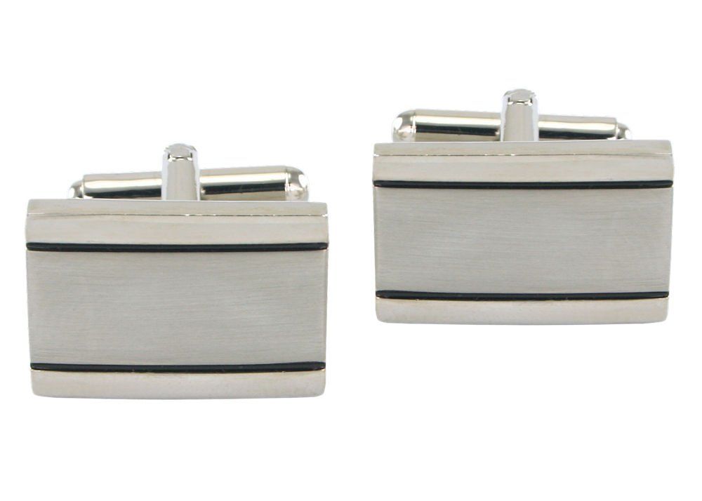 Męskie Spinki do Mankietów - Alties - Klasyczne, Srebrne