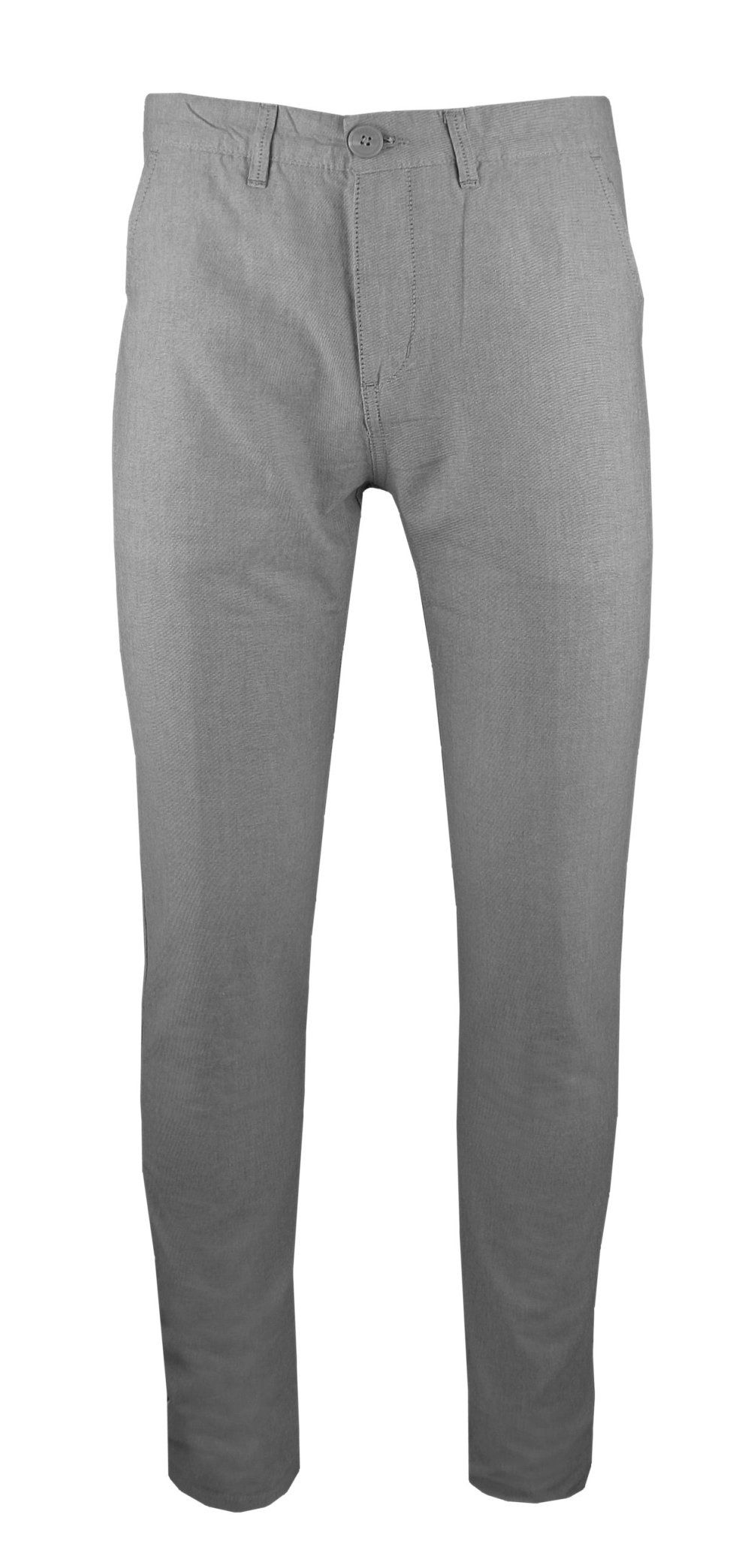 Wiosenno-Letnie, Bawełniane Spodnie (Chinos) - Pako Jeans - Popielate