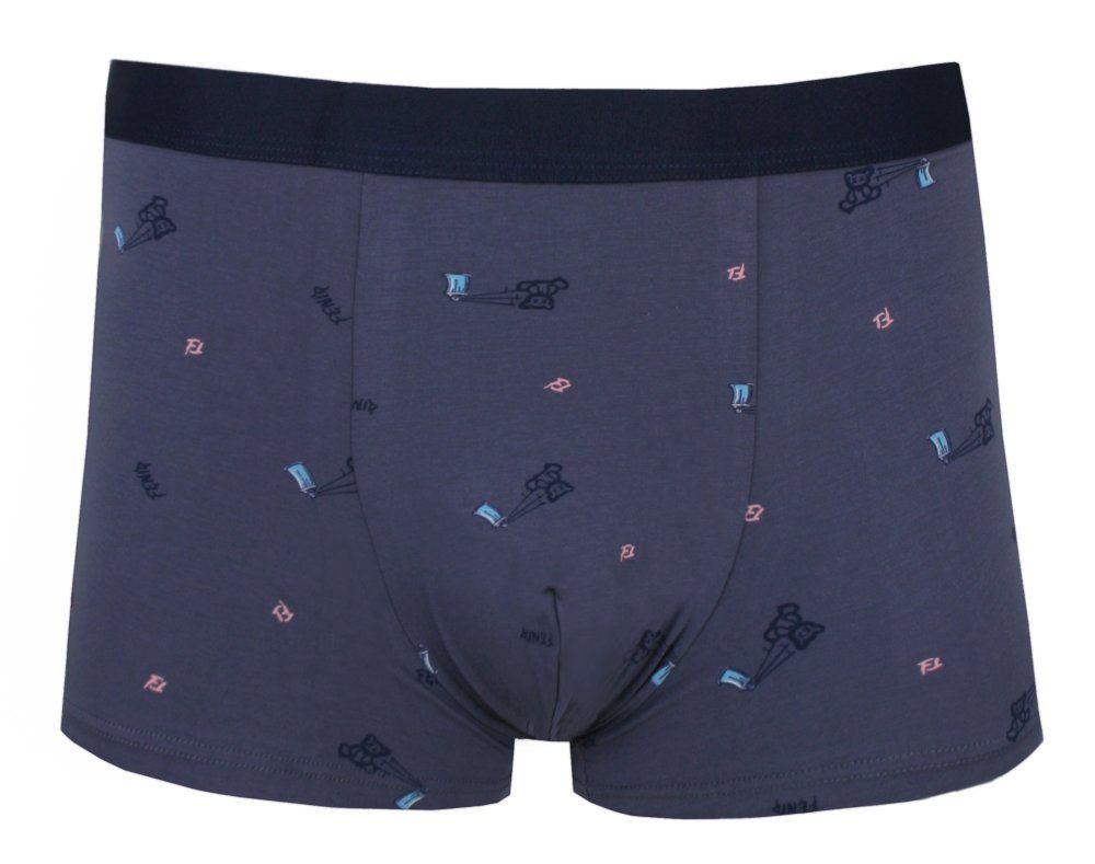 Obcisłe Bokserki, Majtki z Elastanem - Alties - Fioletowe, Motyw Spray'u