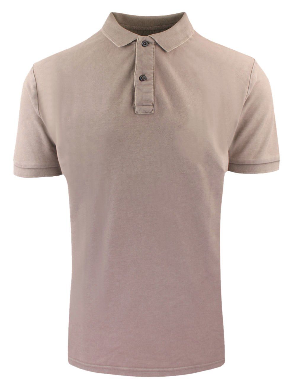 Koszulka Polo, Męska - Adriano Guinari - Kolor Kawy z Mlekiem