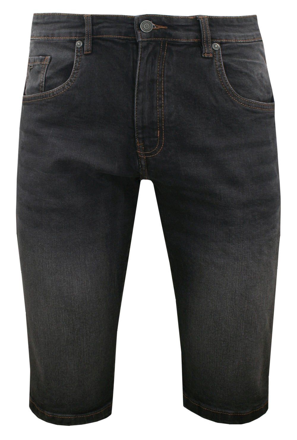 Jeansowe Męskie Szorty (Krótkie Spodenki) - Pako Jeans - Grafitowe