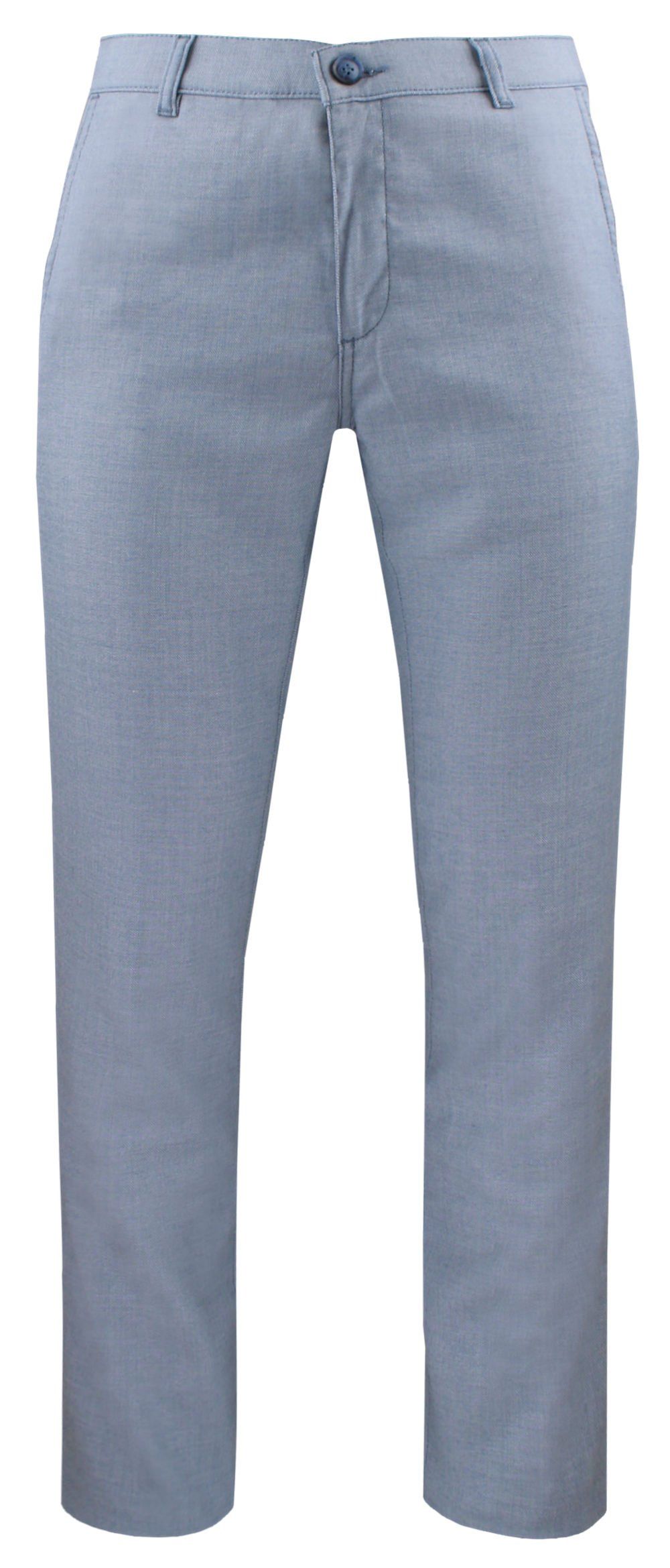 Lekkie i Wygodne Spodnie Chinos - Victorio - Jasnoniebieskie