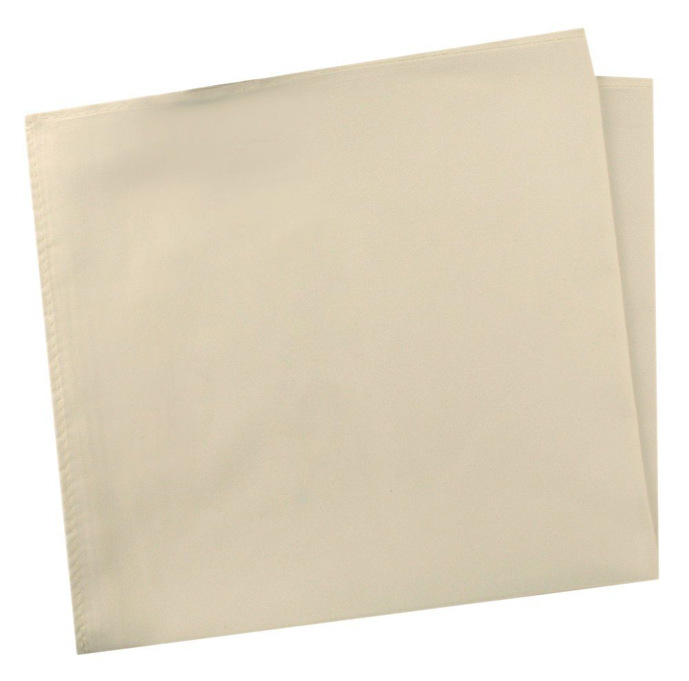 Elegancka, Jednokolorowa Poszetka - Chattier - Brudny Beż