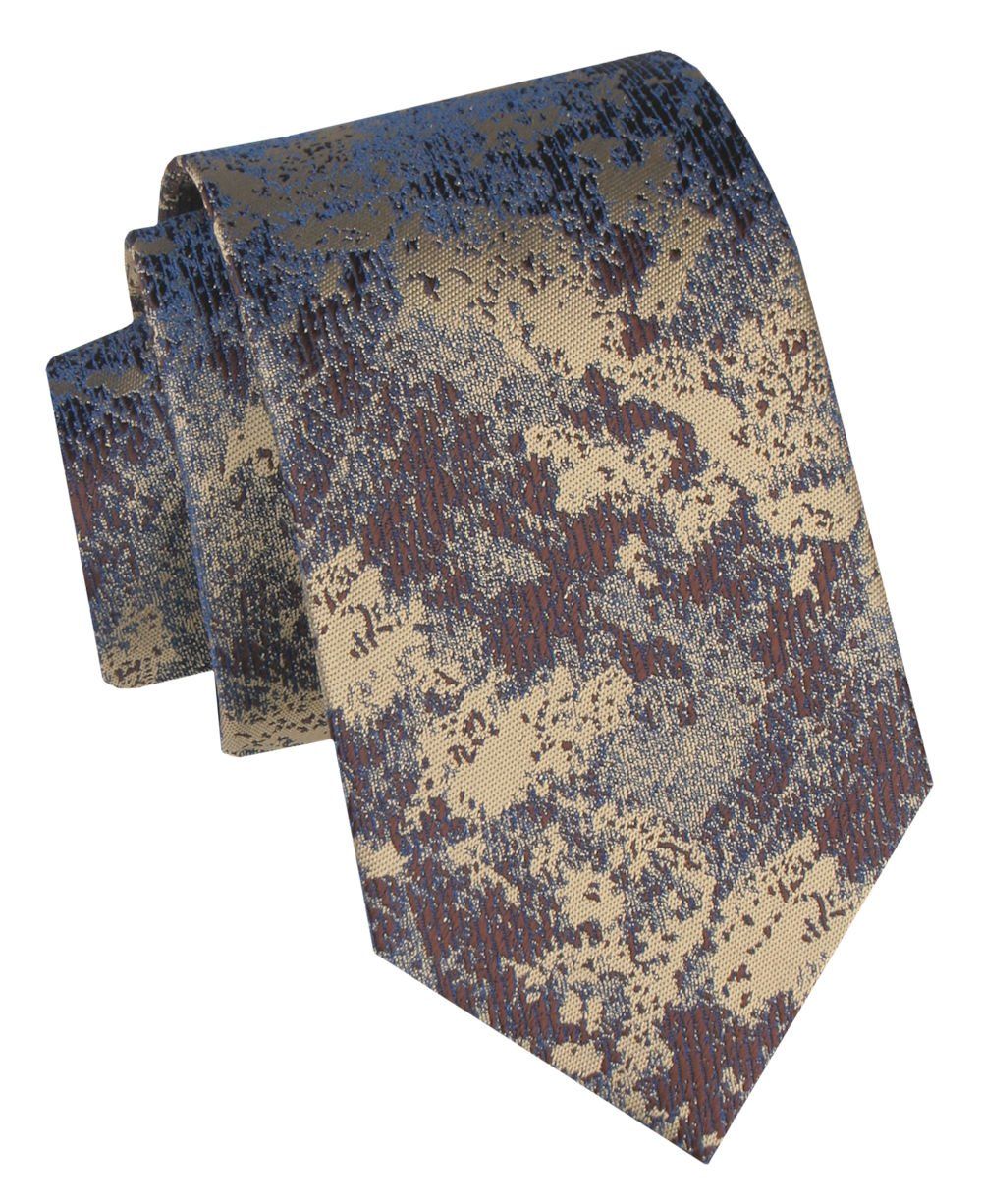 Klasyczny, Męski Krawat Alties - Odcienie Beżów i Brązów