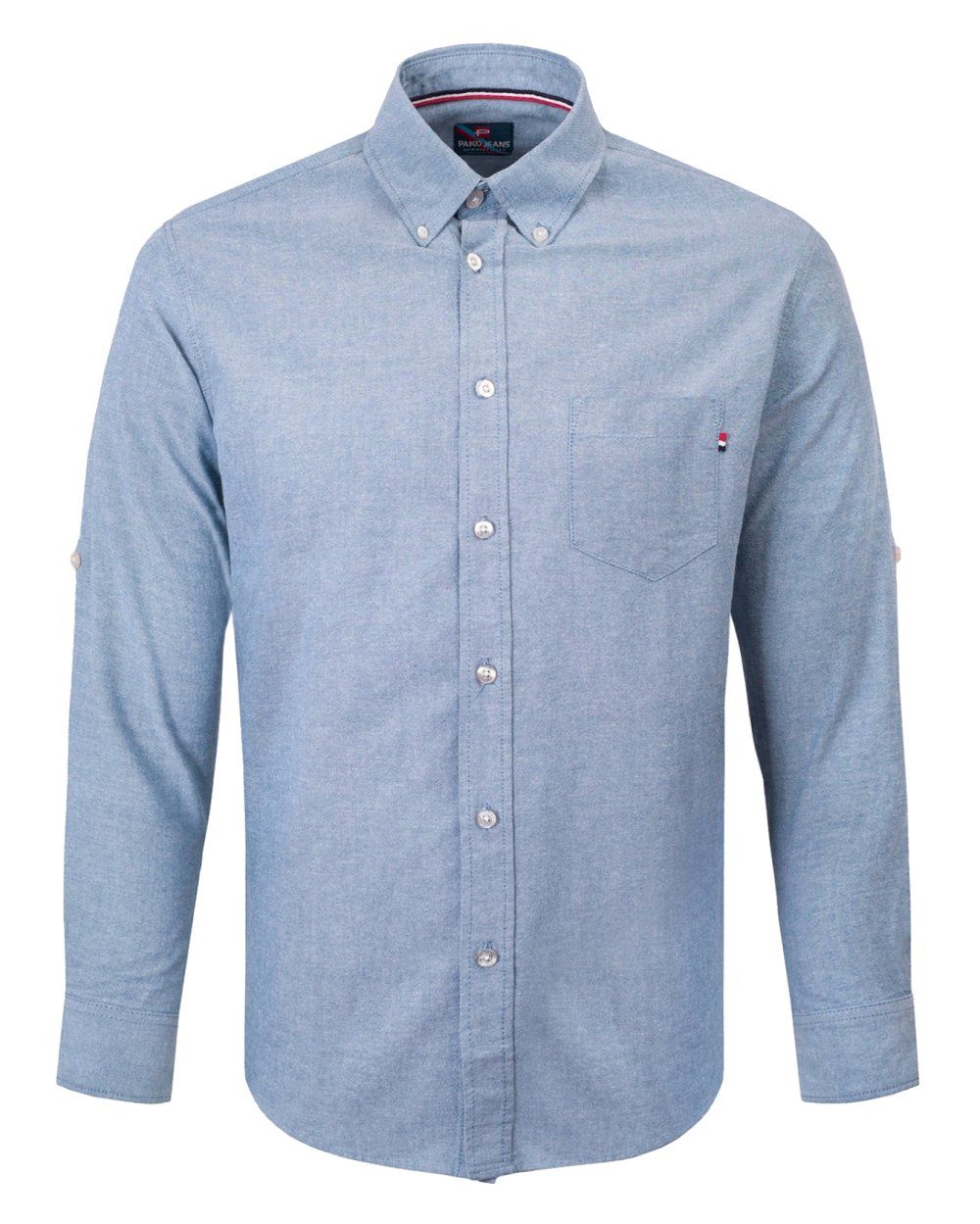 Koszula Weekendowa - Pako Jeans - Lekko Taliowana - Błękitna