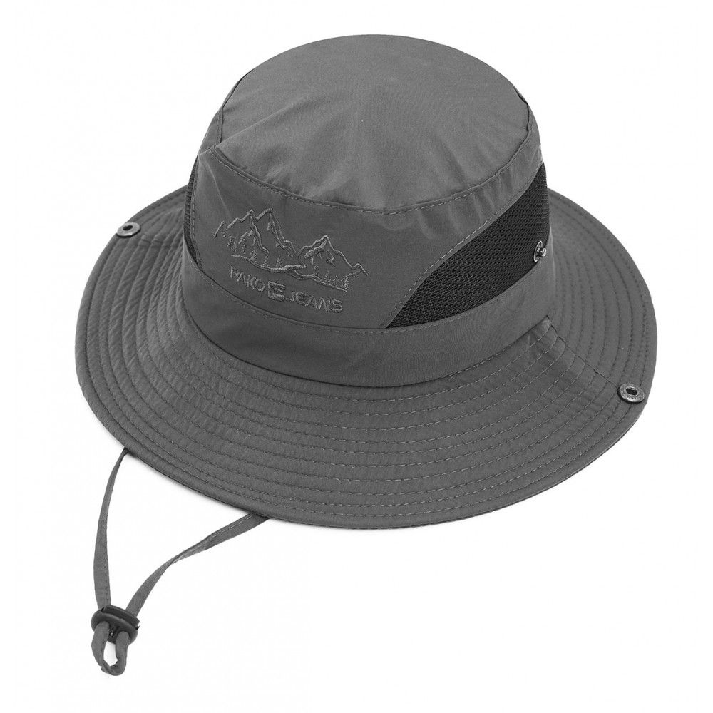 Lekki Kapelusz Biwakowy i Wędkarski - Pako Jeans - Szary