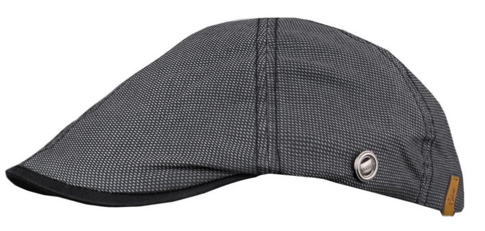 Lekki Kaszkiet Wiosenno-Letni - Alties - Czarny, Mikrowzór