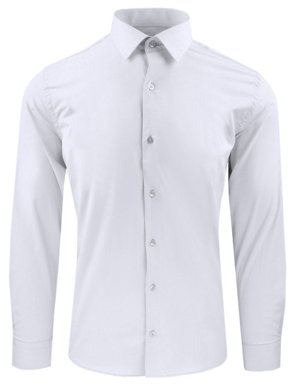 Taliowana Koszula Wizytowa, Męska - Victorio - Biała