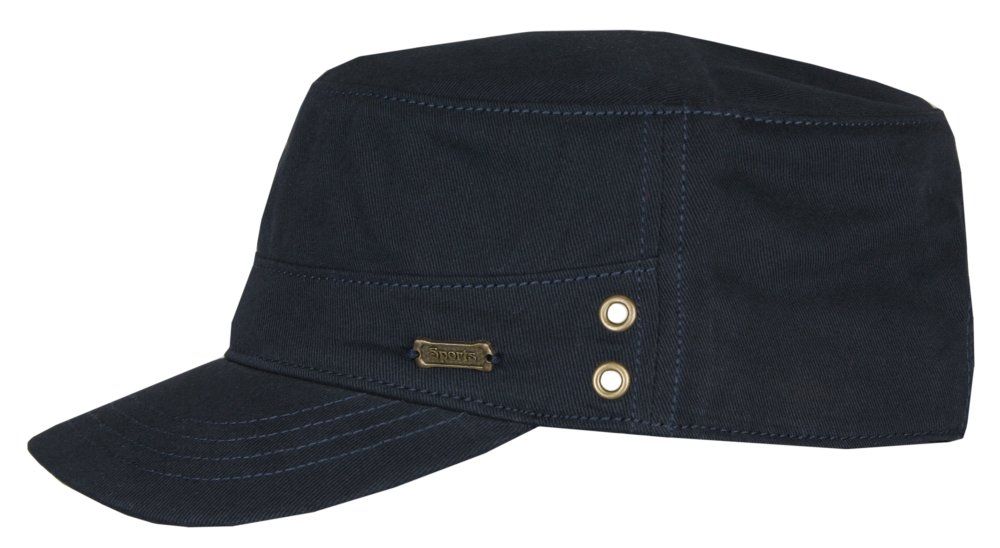 Czapka Patrolówka Granatowa Wiosenno-Jesienna, 100% Bawełna, z Regulacją, Przewiewna